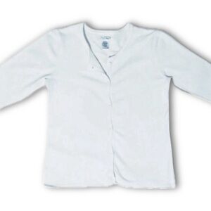 Women’s small white cardigan brand Hannah. Size Small.